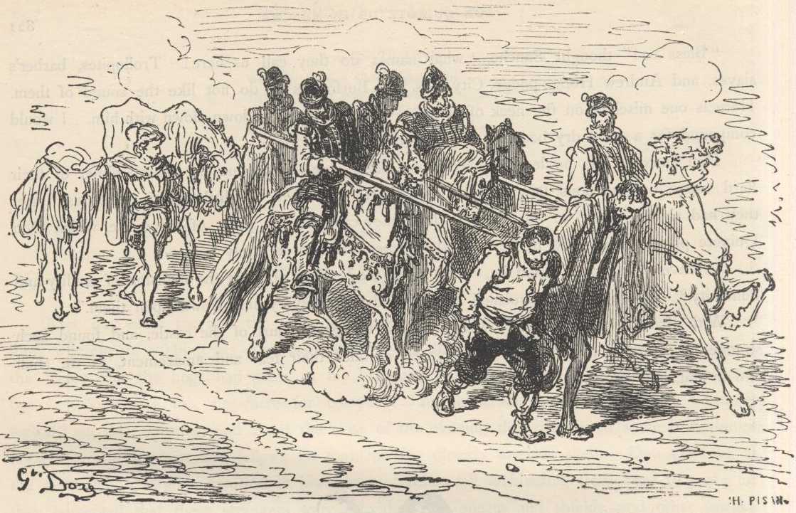 Ilustración de Gustave Doré vinculada al capítulo 69 de la Segunda Parte de Don Quijote; funciona como referencia visual del capítulo y no necesariamente de cada detalle de «Altisidora resucitó gracias a un tribunal de cartón moral».