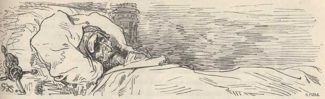 Ilustración de Gustave Doré del capítulo 46 de la Segunda Parte de Don Quijote, usada como referencia visual del mismo capítulo; no representa necesariamente la escena exacta de «Altisidora vendó las heridas y culpó a Dulcinea».